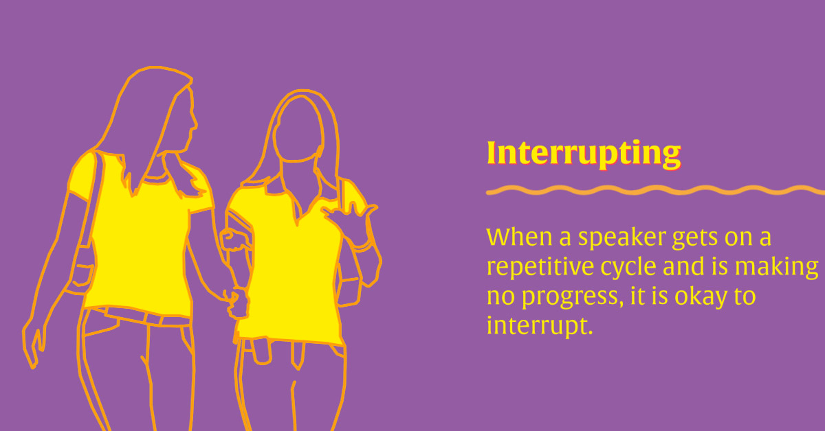 Interrupting A Speaker