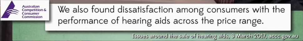 Dissatisfaction with Hearing Aids