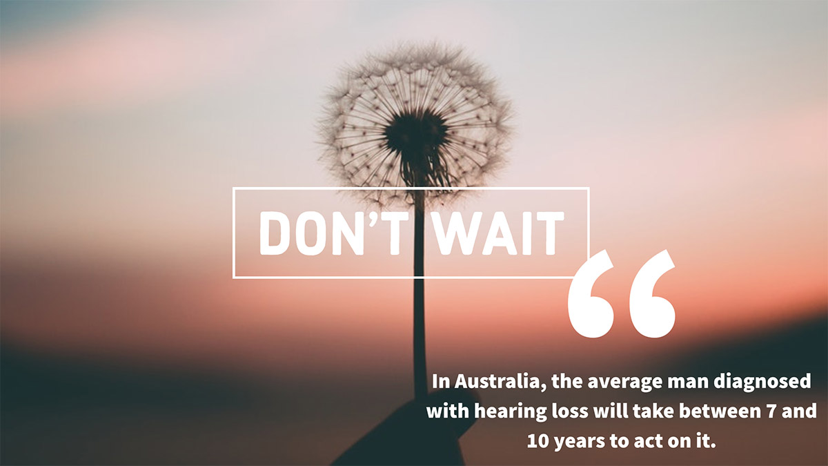 Hearing Loss Australian Men Wait 7 10 Years