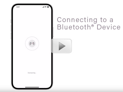 Sound Control Connecting to a Bluetooth Device Video